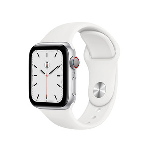 Sports Outdoors: Silicone Sports Bands for Apple Watch 38/40/41mm - White, Waterproof and Durable