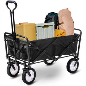 Tools 1: 150L Folding Outdoor Utility Wagon Heavy Duty Camping Cart