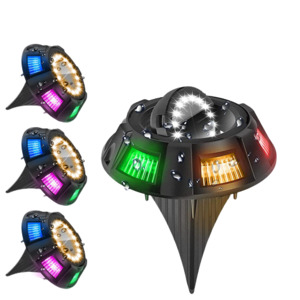 LED Solar Garden Lawn Lights - 4 Pack