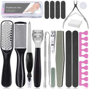 19-in-1 Professional Pedicure Kit – Foot Care & Callus Remover Set