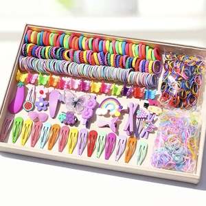 Health Beauty: Cute Hair Tie Set for Girls -844 Pcs