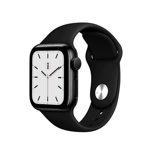 Black Silicone Sports Bands for Apple Watch 42/44/45mm L/XL - British English sp&hellip;