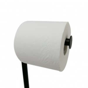 Home Living: Freestanding Toilet Paper Holder with Storage Pole