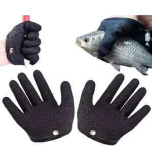 Puncture Proof Waterproof and Magnet Release Fishing Gloves