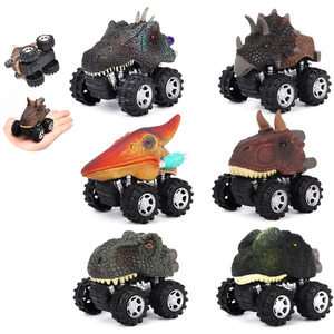 Toys Games: Pull Back Dinosaur Toy Trucks - 6 Pack