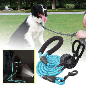 Pets: Reflective Rope Dog Leash 150cm