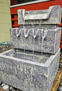 Tp1020 3 Tier Rectangle Garden Fountain 38 X 38 X 56