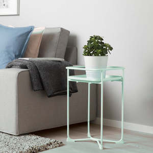 Modern Loft Metal Side Table Flower Stand Square Mint