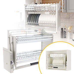 2 Tier Pull-Out Cabinet Organiser Drop Down