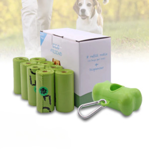 Frontpage: Dog Poop Bags with Dispenser – 120 Leak-Proof Eco Bags