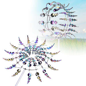Toys Games: 3D Magical Metal Wind Spinners