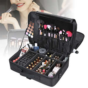 Health Beauty: Large Travel Makeup Organiser Case