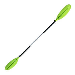 Adjustable Green Kayak Paddle with Split Shaft - 222cm