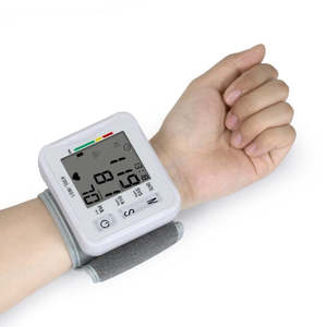 Products: Automatic Wrist Blood Pressure Monitor with Heart Rate Pulse & LCD Display