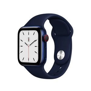 Blue Silicone Sports Bands for Apple Watch - Compatible with 42/44/45mm Series 7&hellip;