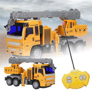 Toys Games: RC 4-Channel Crane Truck Toy