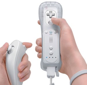 30: Remote and Nunchuck Controller with Silicone Case for NINTENDO WII