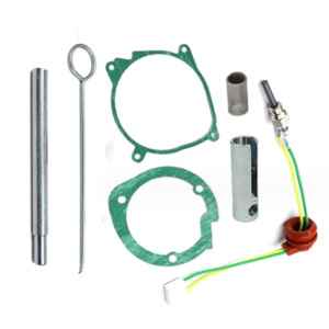 2KW Diesel Air Heater Ceramic Glow Plug Kit with Gaskets, Filter & Wrench (12V)