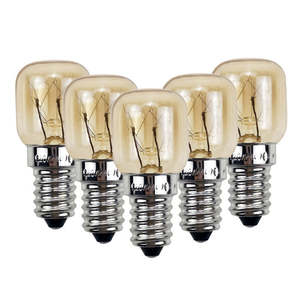 5Pcs E14 25W Himalayan Salt Lamp Globe Bulbs Replacement