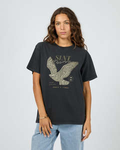 Tops: Silent Theory Hand Drawn Tee - Washed Tee