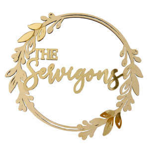 Christmas Family Wreath