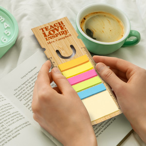 Home Decor: “Teach Love Inspire” Bamboo Ruler Bookmark