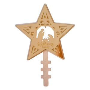 Nativity Christmas Tree Topper