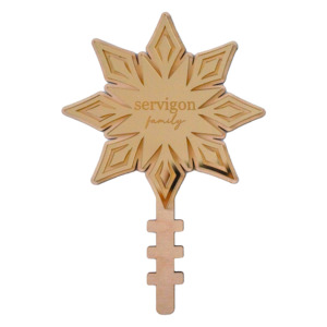 Snowflake Christmas Tree Topper