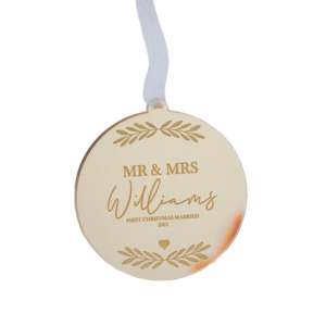 Christmas Shop1: First Christmas as Married Bauble