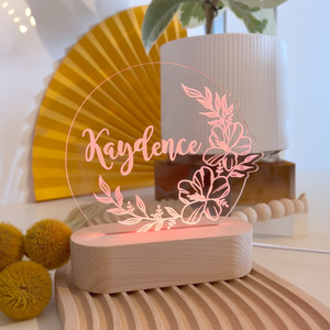 Home: Hibiscus Wreath Night Light