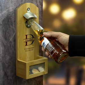 Groomsmen Wall-Mounted Bottle Opener