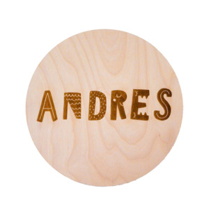Doodle Name Plaque