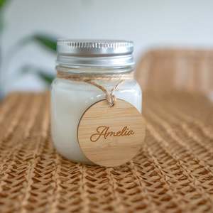 Seasonal: Personalised Candle Mason Jar