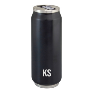 Minimalist Monogram Canister Insulated Drink Bottle