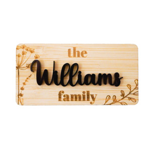 Family Name Fridge Magnet