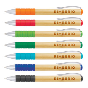 Promotional: Logo Bamboo Eco Twist Pen
