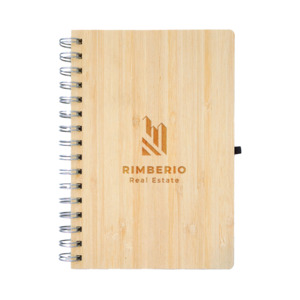 Promotional: Logo Bamboo Eco A5 Notebook