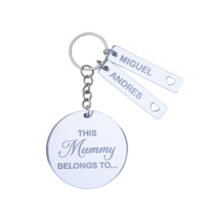 Sentimental Gifts For Mum: This Mummy Belongs To... Key Ring