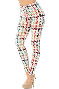 Lean Full Length: Lean Earth Tone Pixel Zags Full Length