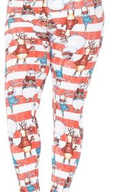 Lean Full Length: Lean Christmas Vintage Stripes