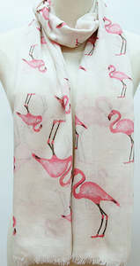 Sale Time: Standing Famingos Scarf