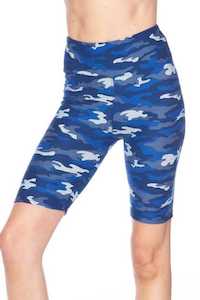 Shorts Chub Rub Shorts: Luscious Blue Grid Camo Shorts