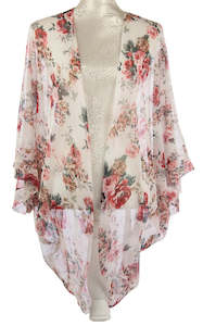 To Compliment Your Sweet Legs: Sheer Shrug Pink Floral