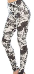 Luscious Gray Roses Full Length