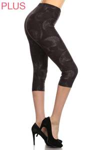 Luscious Gray Koru Capri