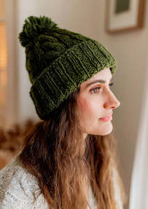 Hats Scarfs: Hobo & Hatch - Lasca Beanie - Olive