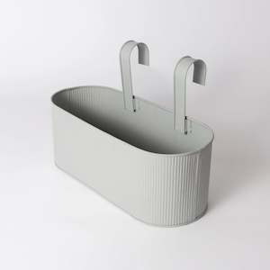 Decor: Garcia -Juno Hanging Planter - Warm Grey