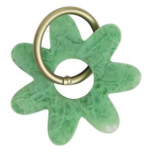 Sage x Clare - Whitney Key Ring - Emerald