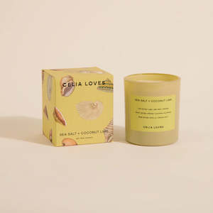 Celia Loves - Sea Salt & Coconut Lime - 395gm Candle