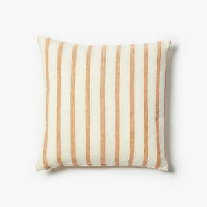 Bonnie & Neil - Linear Tan Cushion Cover - 50cm